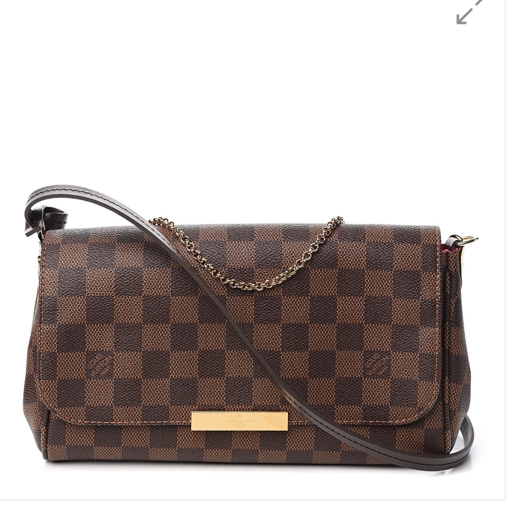 LOUIS VUITTON FAVORITE MM DAMIER EBENE